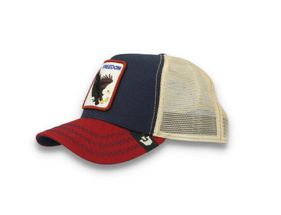 Goorin Trucker Cap  The Freedom Eagle Indigo
