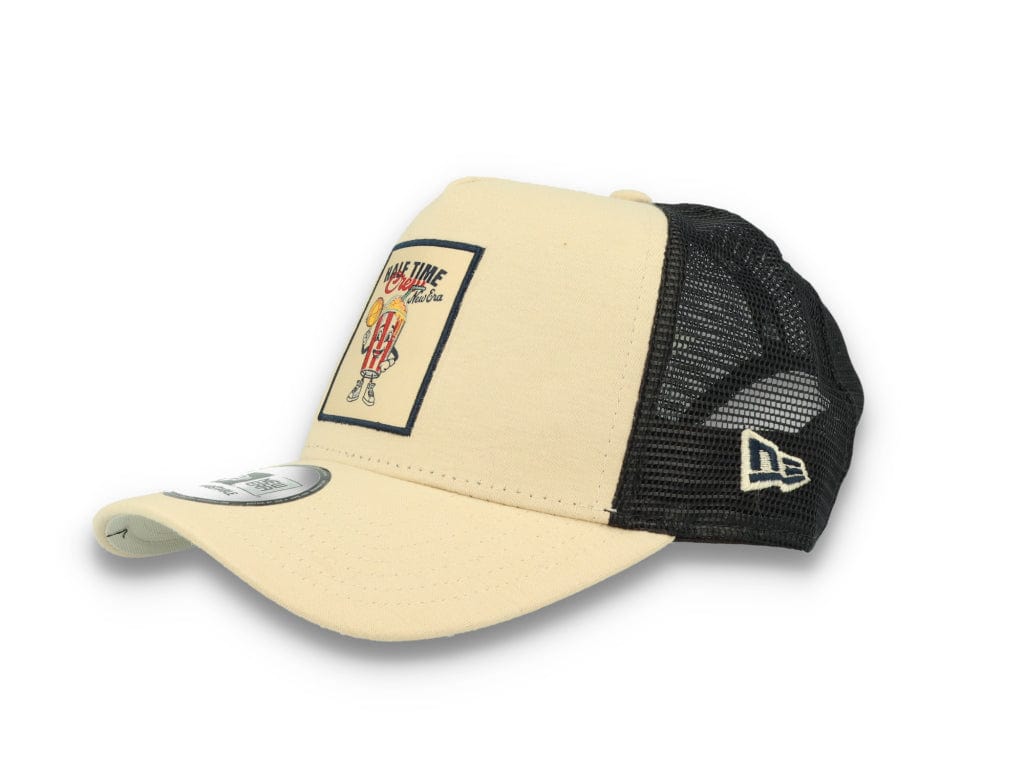 9FORTY A-Frame Trucker Cap Half Time Stone - LOKK