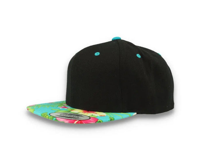Yupoong Snapback Hawaii 6089HW Black/Aqua - LOKK