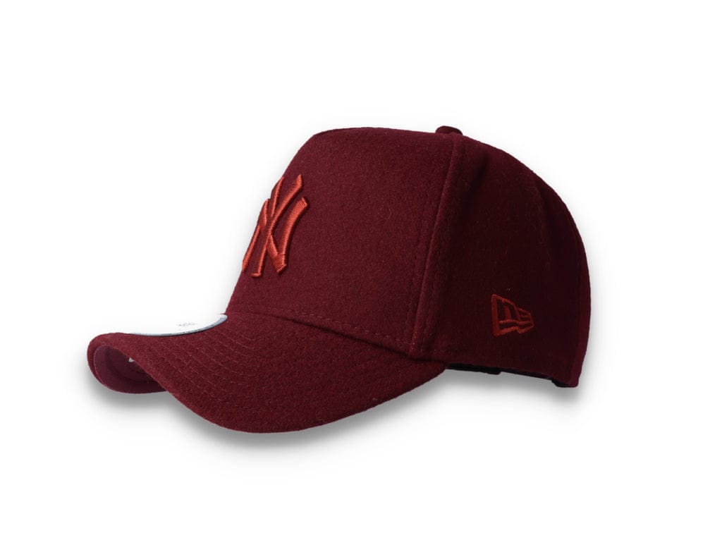 9FORTY A-Frame Melton Wool NY Yankees Maroon - LOKK