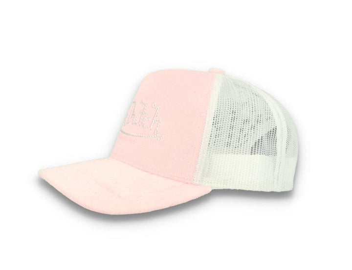 Trucker Cap Von Dutch Miami Velvet Light Pink/White - LOKK