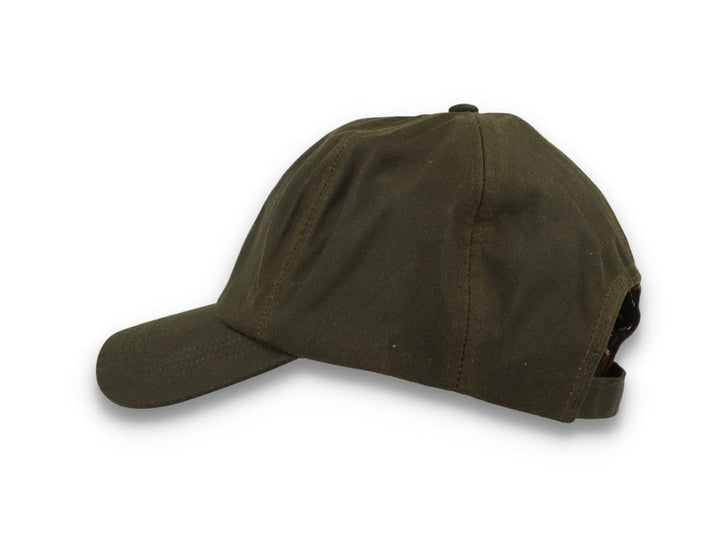 Barbour Wax Sports Cap Olive - LOKK