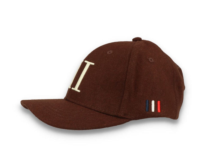 Wool II Baseball Cap Coffee Brown/Ivory - LOKK