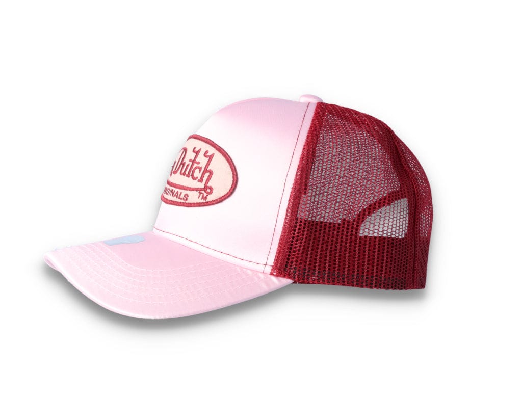 Von Dutch Trucker Cap Satin Pink/Red - LOKK