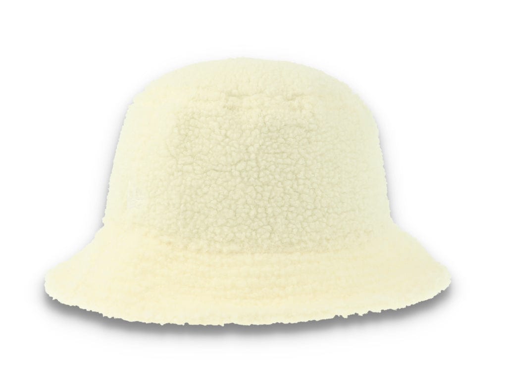 Bucket Hat Womens Borg Off-White - LOKK