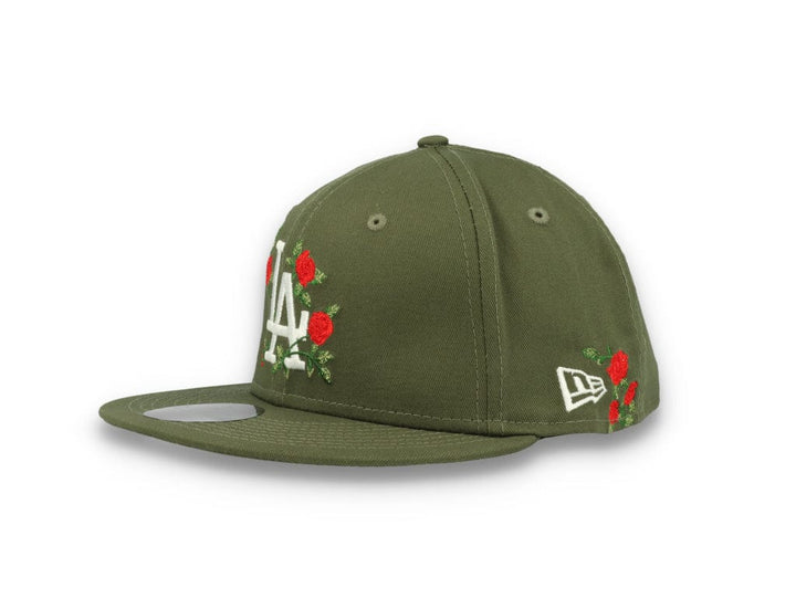 9FIFTY Flower Los Angeles Dodgers New Olive - LOKK