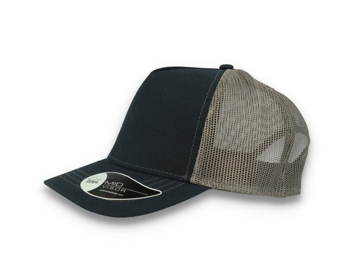Trucker Cap Navy/Dark Grey Atlantis Rapper Canvas - LOKK