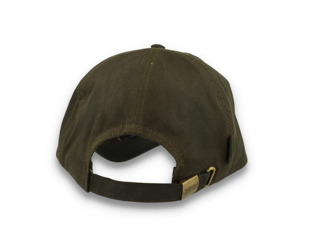 Barbour Wax Sports Cap Olive - LOKK