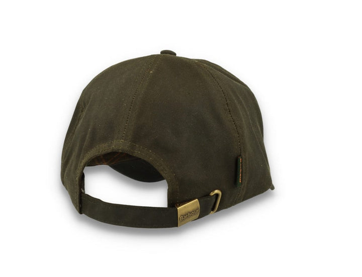 Barbour Wax Sports Cap Olive - LOKK