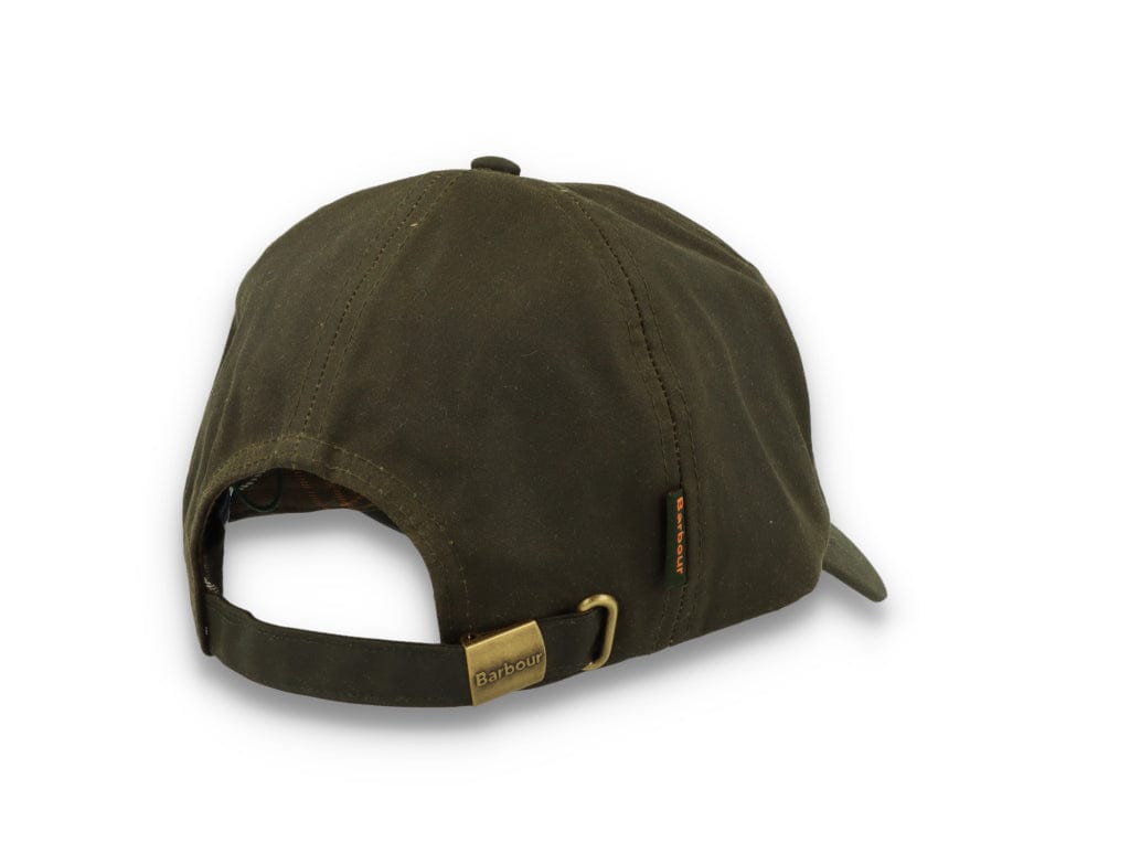 Barbour Wax Sports Cap Olive - LOKK