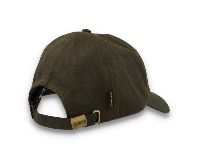 Barbour Wax Sports Cap Olive - LOKK