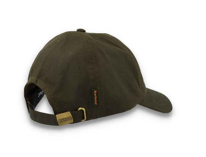 Barbour Wax Sports Cap Olive - LOKK