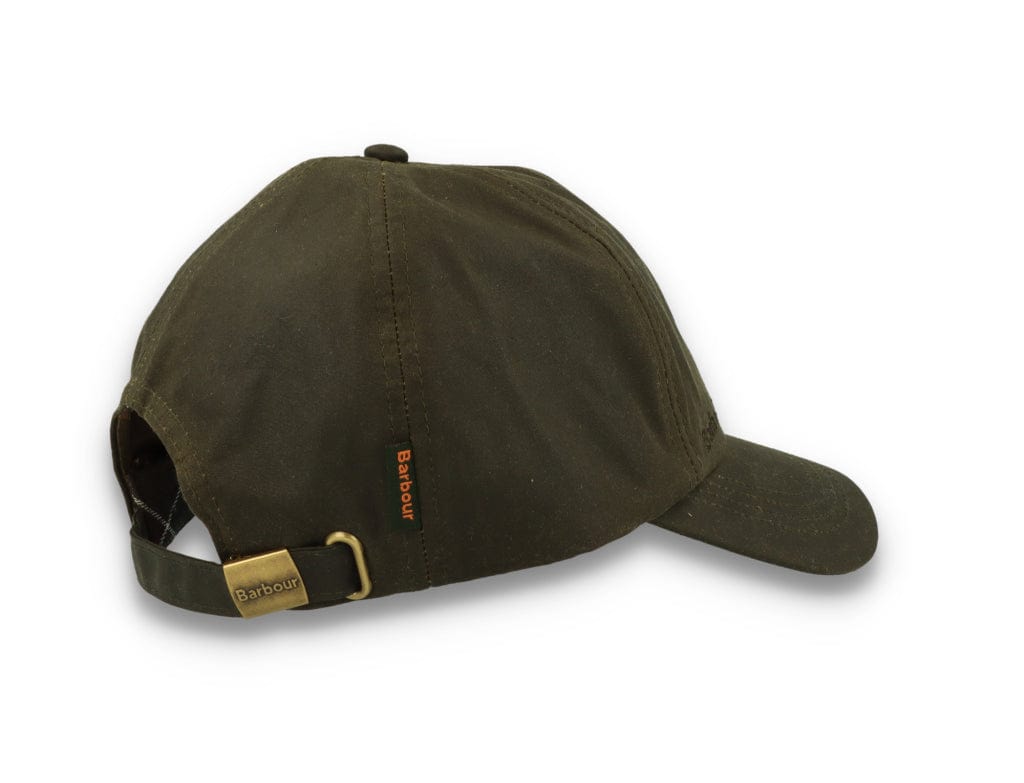 Barbour Wax Sports Cap Olive - LOKK