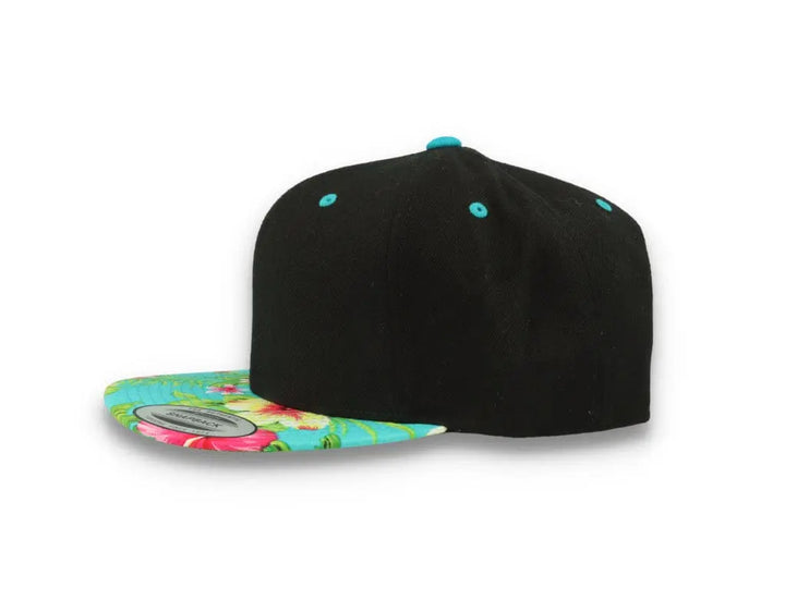 Yupoong Snapback Hawaii 6089HW Black/Aqua - LOKK