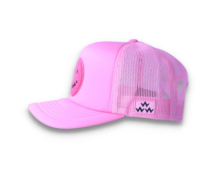 No Shanks Trucker Cap Pink - LOKK