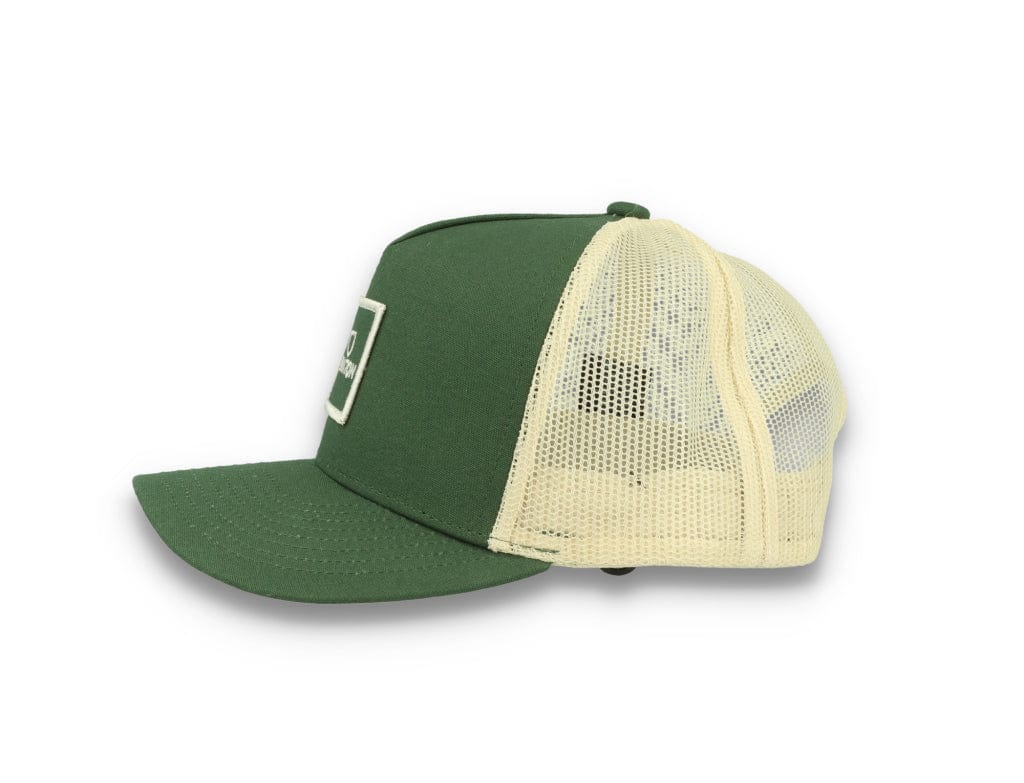 Trucker Cap Alpha Block X C MP Mesh Cap Dark Forest/Off White - LOKK