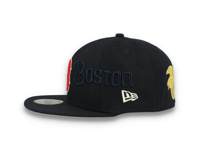 59FIFTY Script Boston Red Sox Dark Navy