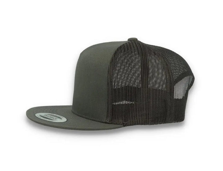 Classic Trucker Cap Dark Grey/Dark Grey - Yupoong 6006 - LOKK