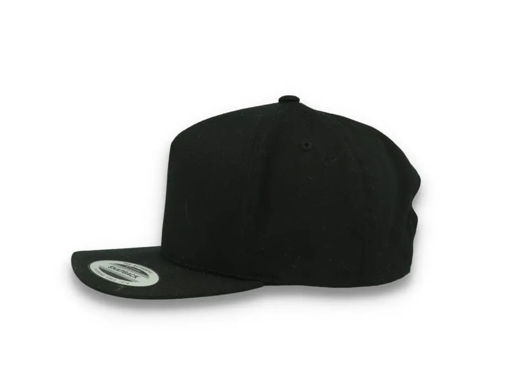 Yupoong Classic 5-Panel Snapback 6007 Black - LOKK