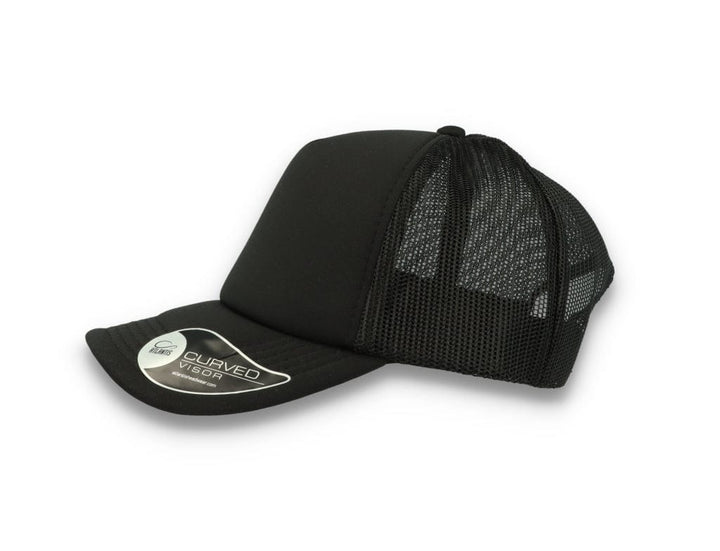Trucker Cap Black/Black Atlantis Rapper Foam - LOKK