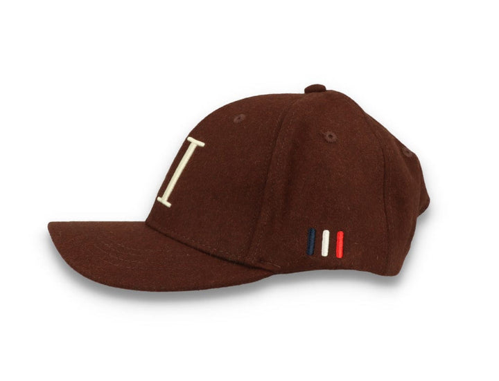 Wool II Baseball Cap Coffee Brown/Ivory - LOKK