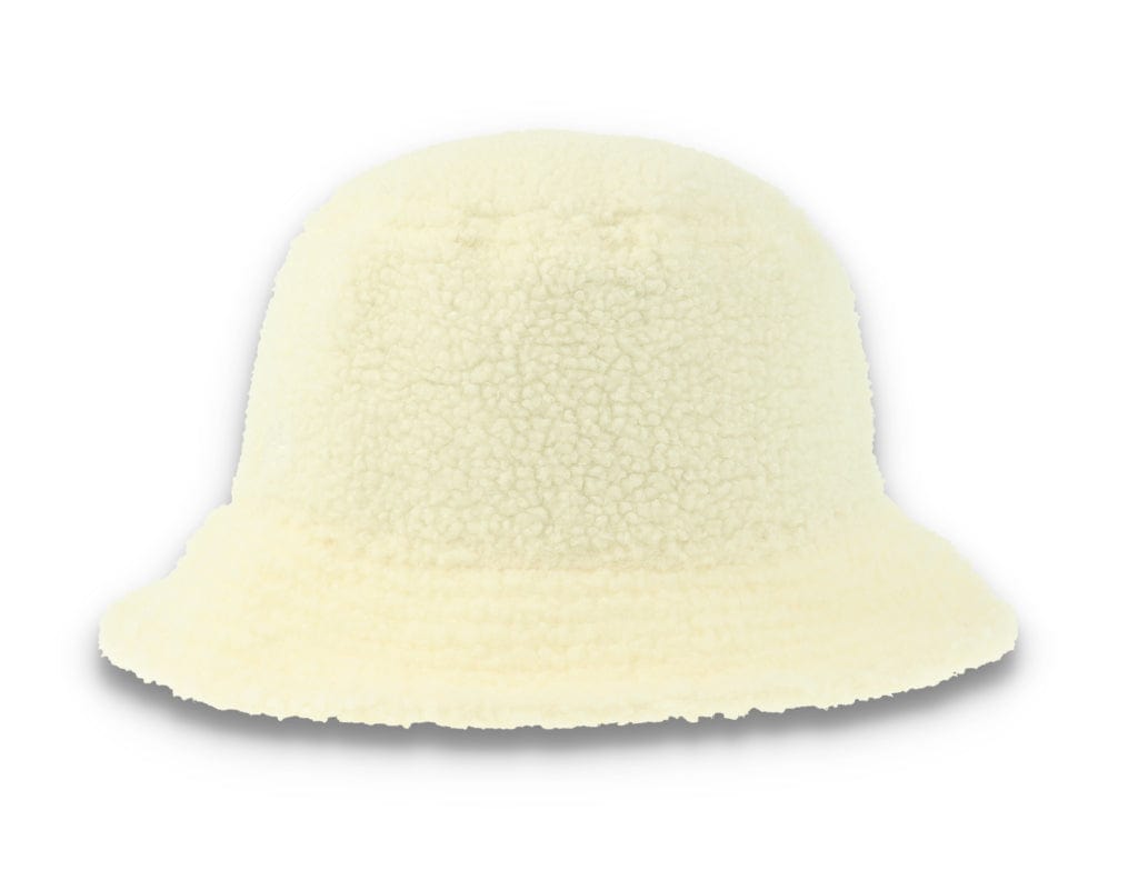 Bucket Hat Womens Borg Off-White - LOKK