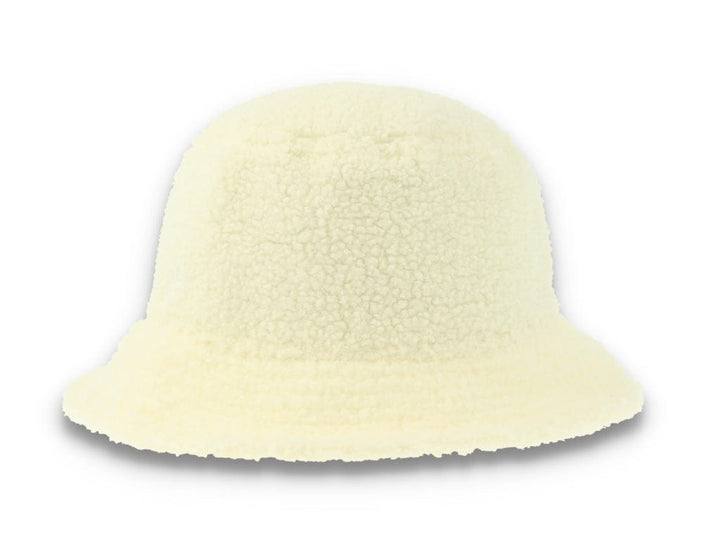 Bucket Hat Womens Borg Off-White - LOKK