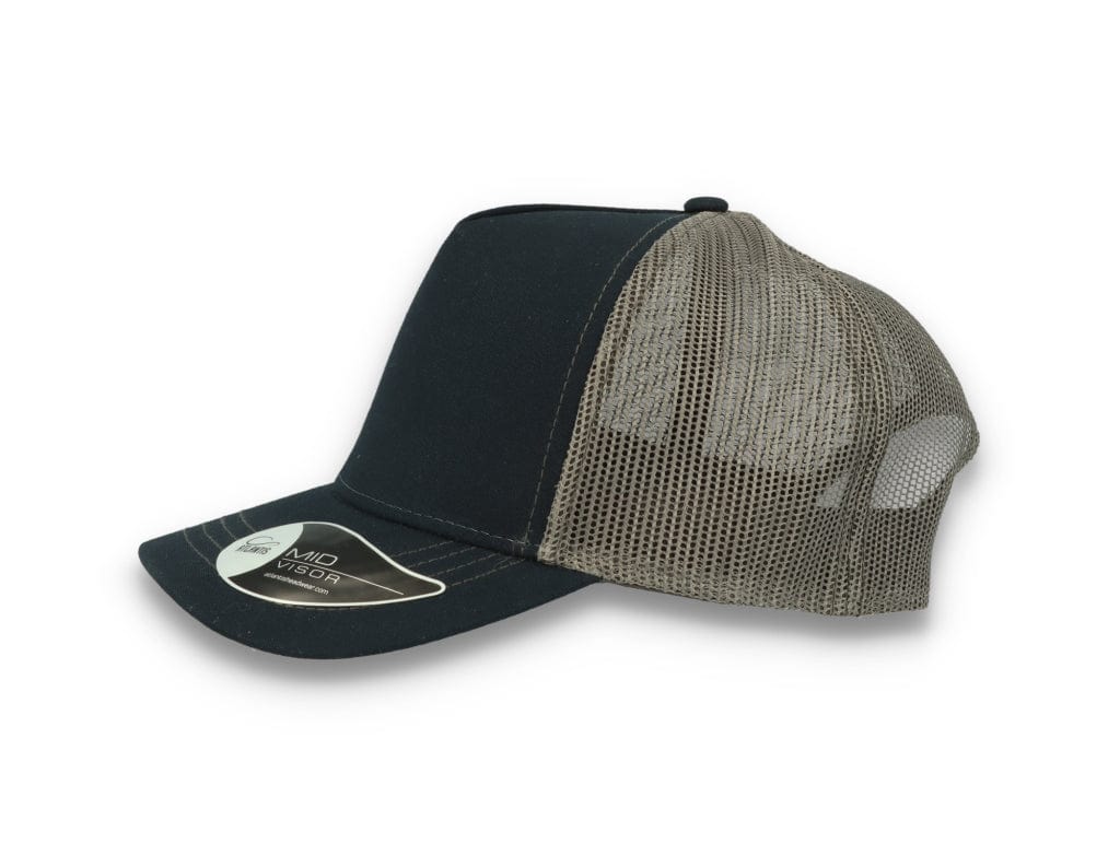 Trucker Cap Navy/Dark Grey Atlantis Rapper Canvas - LOKK