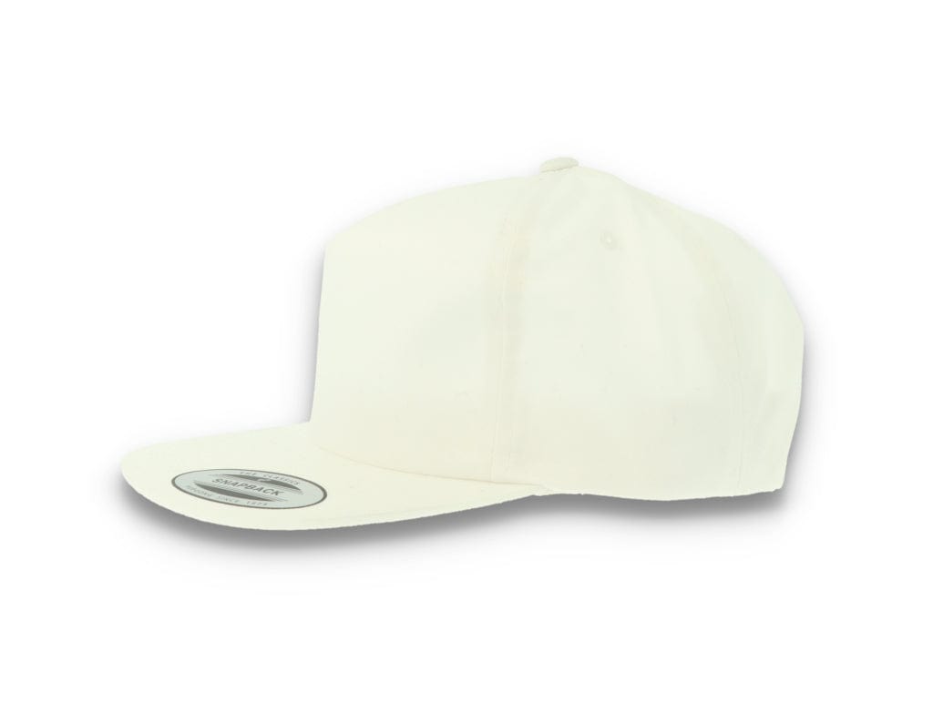 Yupoong 6502 Unstructured 5-Panel Snapback Cap White - LOKK