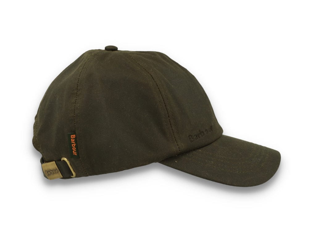 Barbour Wax Sports Cap Olive - LOKK