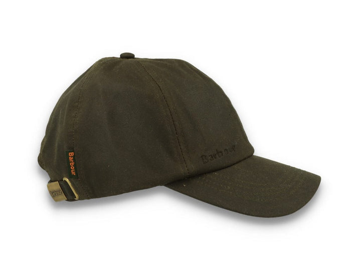 Barbour Wax Sports Cap Olive - LOKK