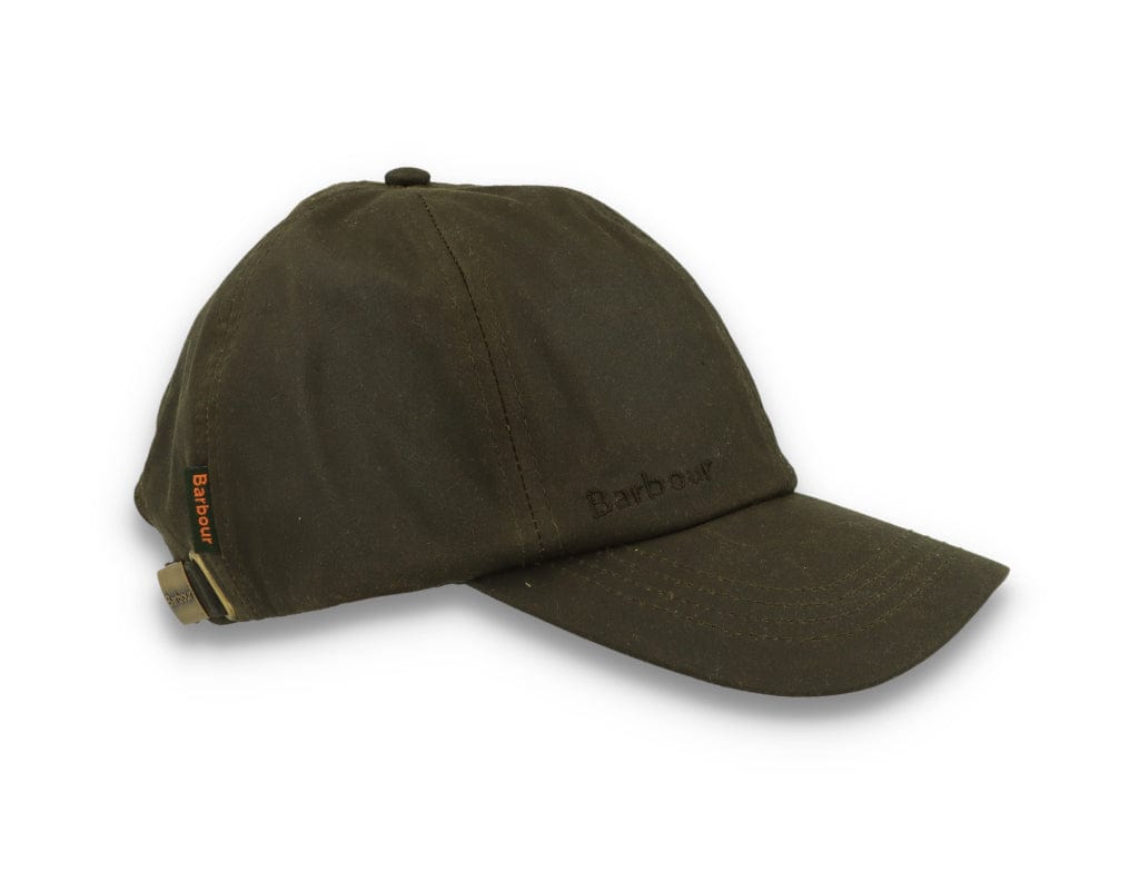 Barbour Wax Sports Cap Olive - LOKK