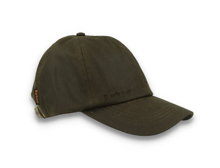 Barbour Wax Sports Cap Olive - LOKK