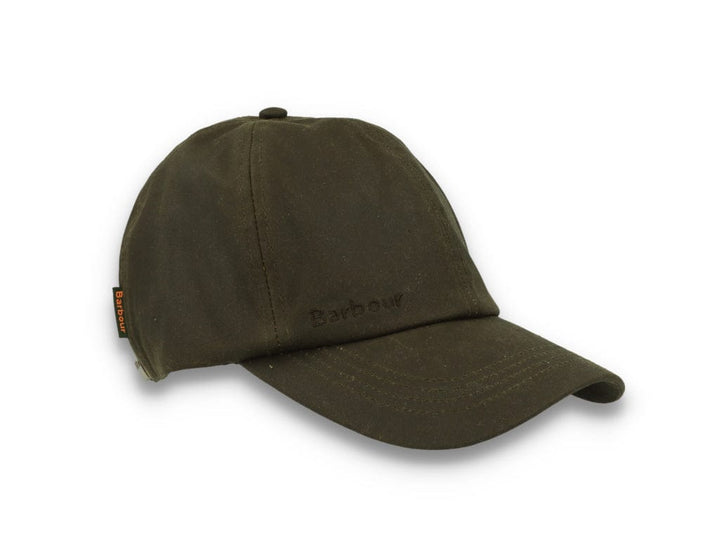 Barbour Wax Sports Cap Olive - LOKK