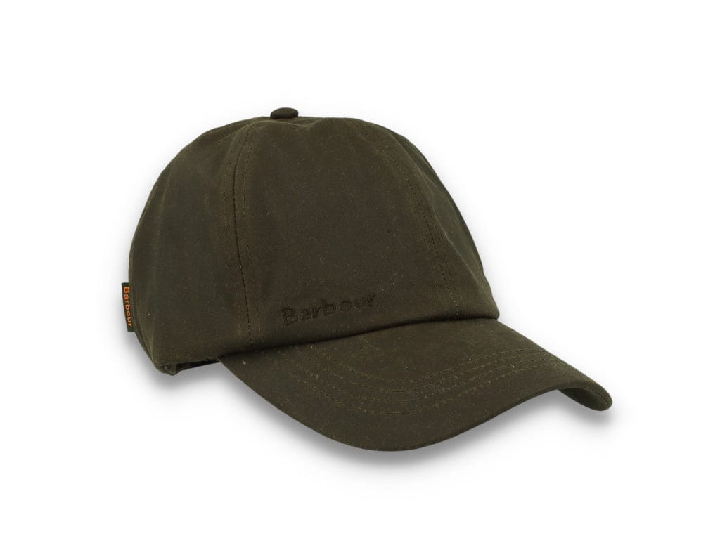 Barbour Wax Sports Cap Olive - LOKK