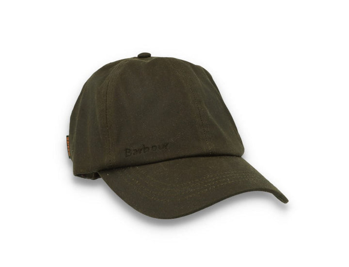 Barbour Wax Sports Cap Olive - LOKK