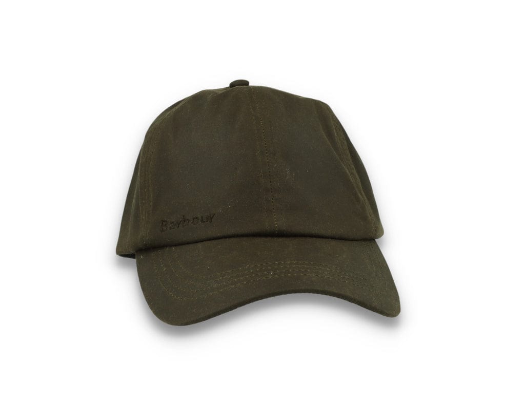 Barbour Wax Sports Cap Olive - LOKK