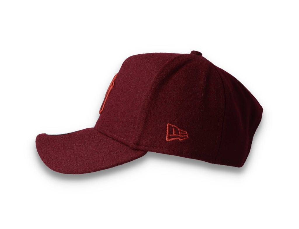 9FORTY A-Frame Melton Wool NY Yankees Maroon - LOKK
