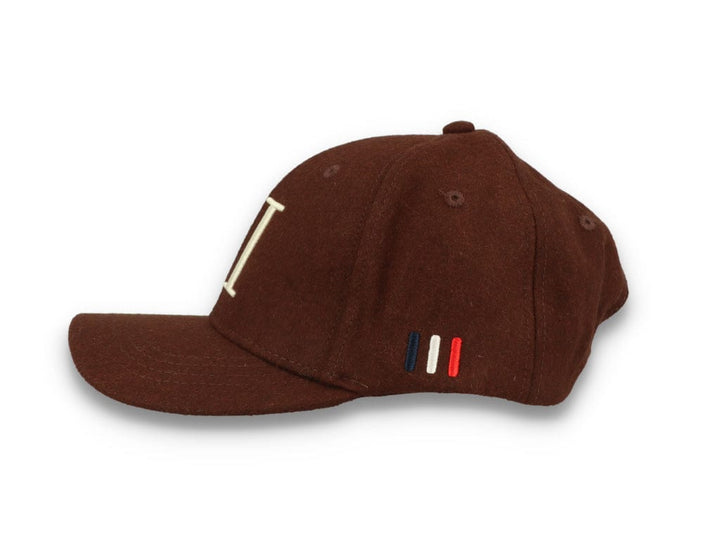 Wool II Baseball Cap Coffee Brown/Ivory - LOKK