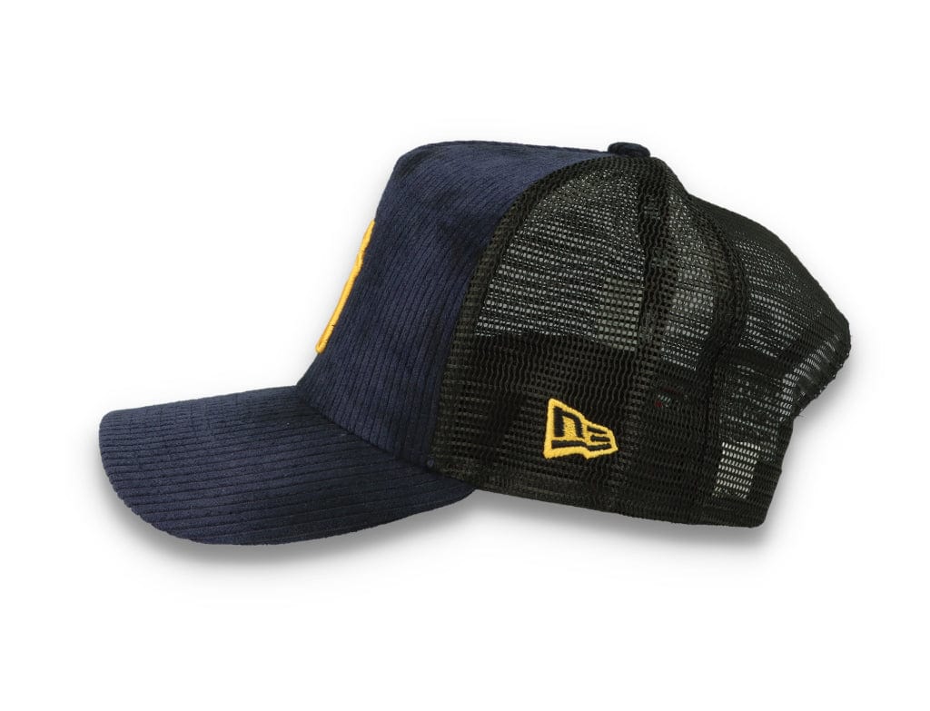 Trucker Cap Tie Dye NY Yankees Navy/Yellow - LOKK