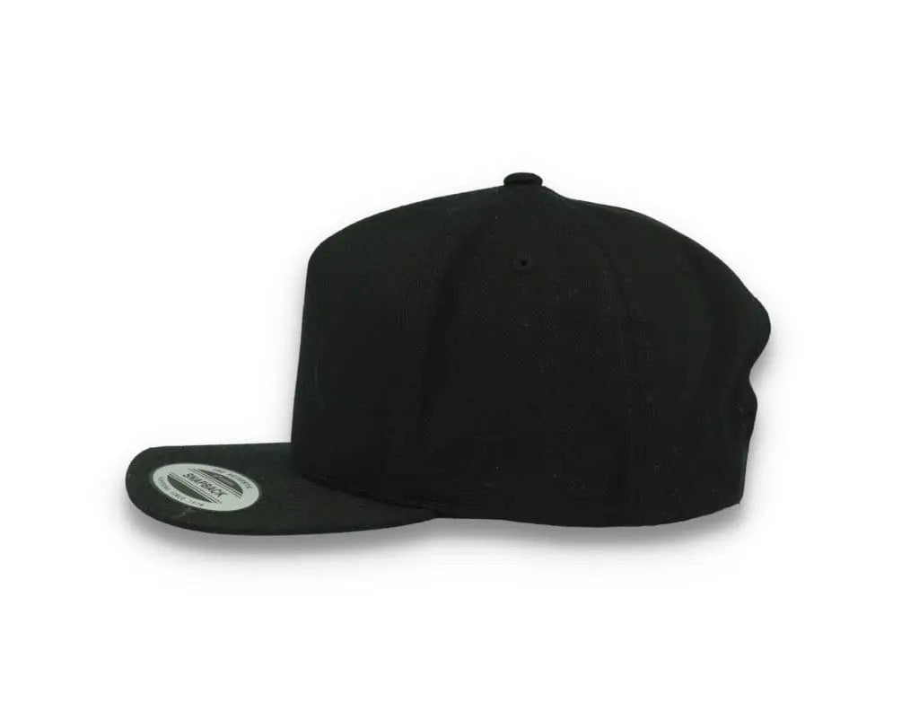 Yupoong Classic 5-Panel Snapback 6007 Black - LOKK