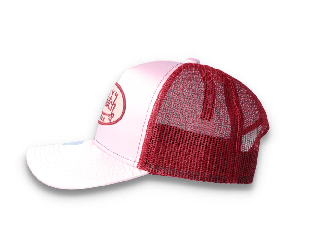 Von Dutch Trucker Cap Satin Pink/Red - LOKK