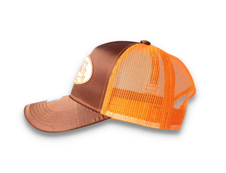 Von Dutch Trucker Cap Satin Brown/Orange - LOKK