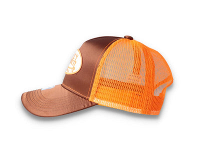 Von Dutch Trucker Cap Satin Brown/Orange