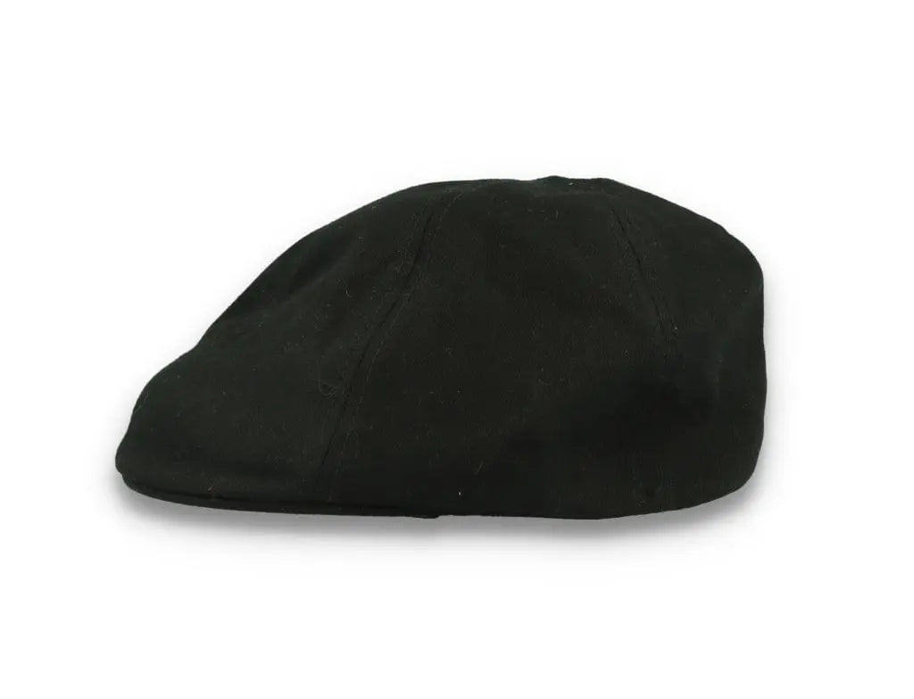 Flexfit Sixpence Black Flat Cap - LOKK