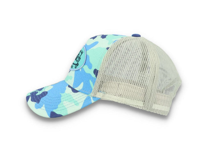 Von Dutch Trucker Cap Austin Cotton Twill Blue Camo - LOKK