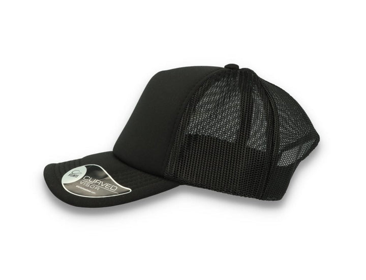 Trucker Cap Black/Black Atlantis Rapper Foam - LOKK