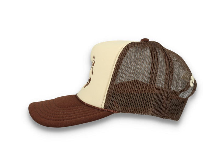 Trucker Cap Free & Easy Don't Trip Tan/Brown - LOKK