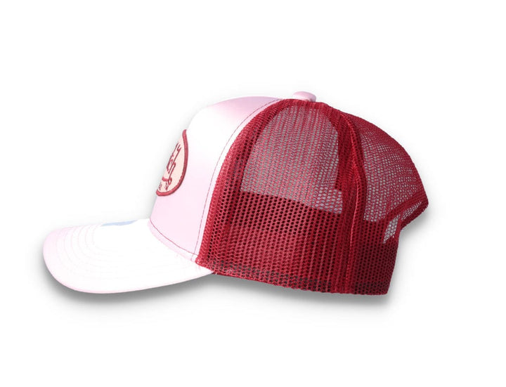 Von Dutch Trucker Cap Satin Pink/Red - LOKK