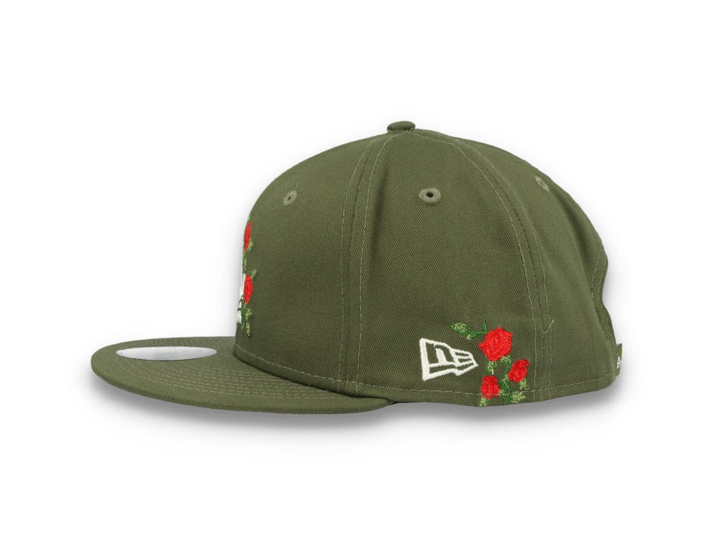 9FIFTY Flower Los Angeles Dodgers New Olive - LOKK